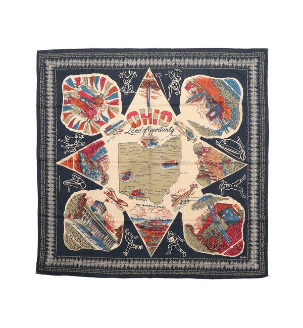 SHIPS for women「【一部SHIPS別注】BINDU: スカーフ 100&times;100」|バンダナ・スカーフ|