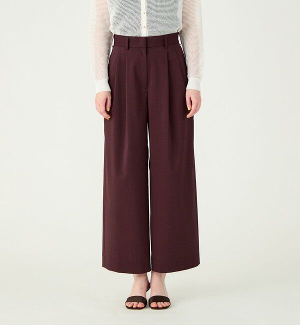 Ballsey「ポリエステルツイル ２タックスラックスパンツ」|その他|