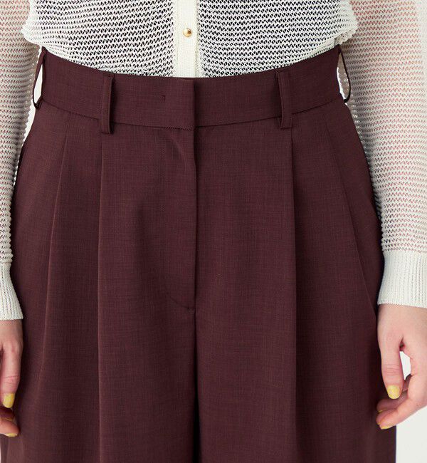 Ballsey「ポリエステルツイル ２タックスラックスパンツ」|その他|