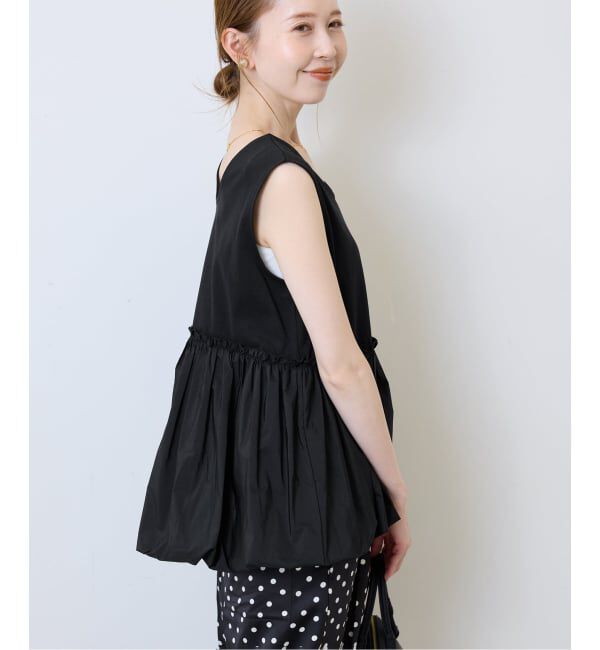 SLOBE IENA「バルーンコンビカットソー」|Tシャツ・カットソー|