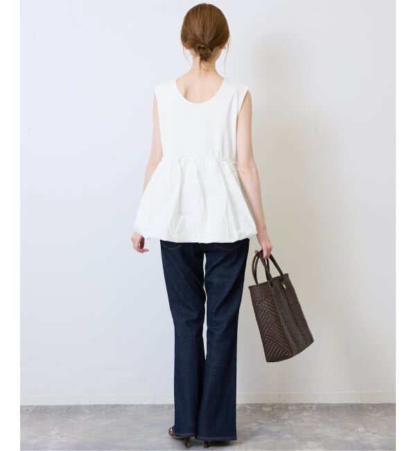 SLOBE IENA「バルーンコンビカットソー」|Tシャツ・カットソー|