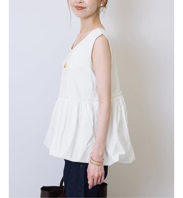 SLOBE IENA「バルーンコンビカットソー」|Tシャツ・カットソー|