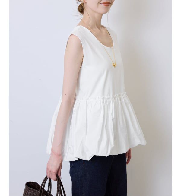 SLOBE IENA「バルーンコンビカットソー」|Tシャツ・カットソー|