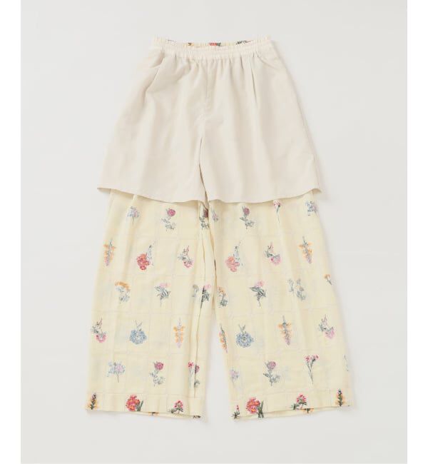 SLOBE IENA embroideryメッシュパンツ　ホワイト 追加予約》embroideryメッシュパンツ（SLOBE IENA）｜ルミネの