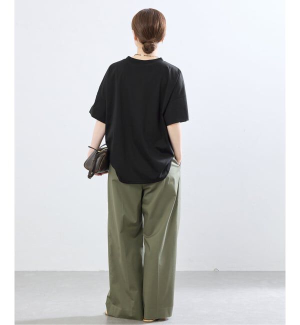 IENA「ボトルネック ラウンドTシャツ」|Tシャツ・カットソー|