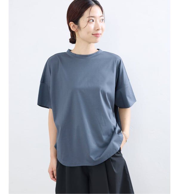 IENA「ボトルネック ラウンドTシャツ」|Tシャツ・カットソー|
