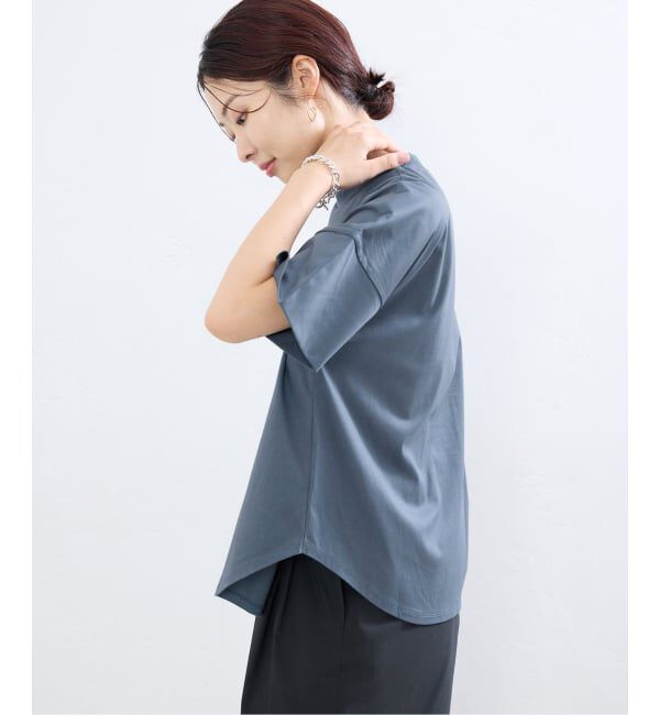 IENA「ボトルネック ラウンドTシャツ」|Tシャツ・カットソー|