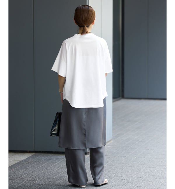 IENA「ボトルネック ラウンドTシャツ」|Tシャツ・カットソー|