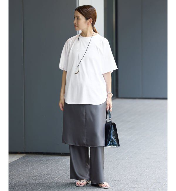 IENA「ボトルネック ラウンドTシャツ」|Tシャツ・カットソー|