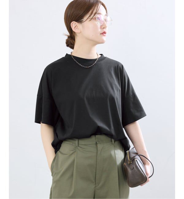 IENA「ボトルネック ラウンドTシャツ」|Tシャツ・カットソー|