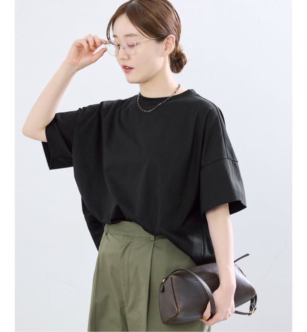 IENA「ボトルネック ラウンドTシャツ」|Tシャツ・カットソー|