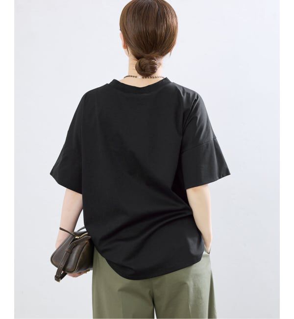 IENA「ボトルネック ラウンドTシャツ」|Tシャツ・カットソー|