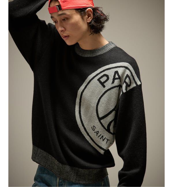 Paris Saint-Germain「【Paris Saint-Germain / パリ・サン＝ジェルマン】 JP Emblem knit pullover」|ニット・セーター|