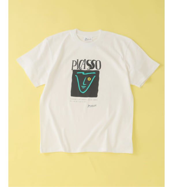 EDIFICE「Pablo Picasso(パブロ・ピカソ) 別注 アート プリント Tシャツ」|Tシャツ・カットソー|ブラック
