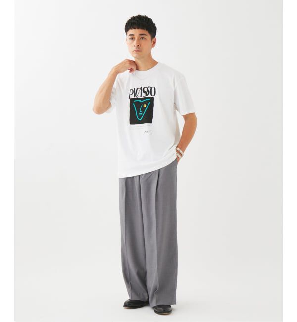EDIFICE「Pablo Picasso(パブロ・ピカソ) 別注 アート プリント Tシャツ」|Tシャツ・カットソー|