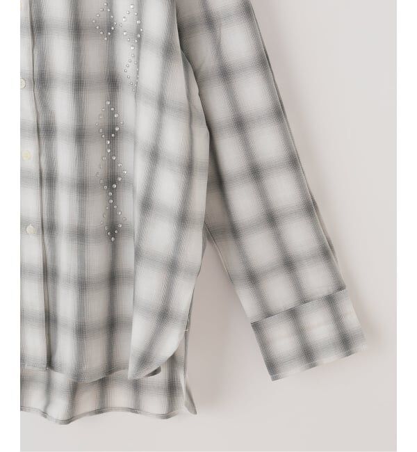 PULP「【Geek Office / ギークオフィス】MILLO WOMEN Shadow Check Oversized Shirt」|シャツ・ブラウス|