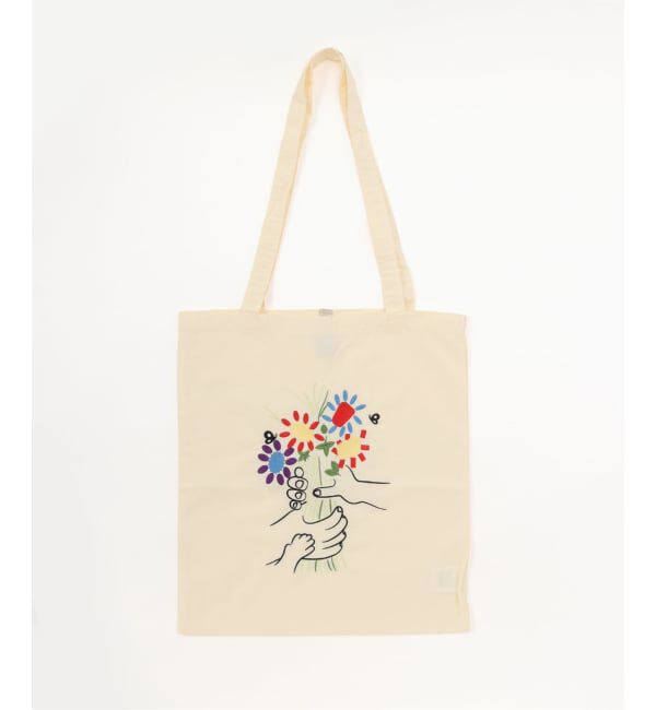 417 EDIFICE「NOT OEM FLOWER TOTE BAG」|トートバッグ|ナチュラル