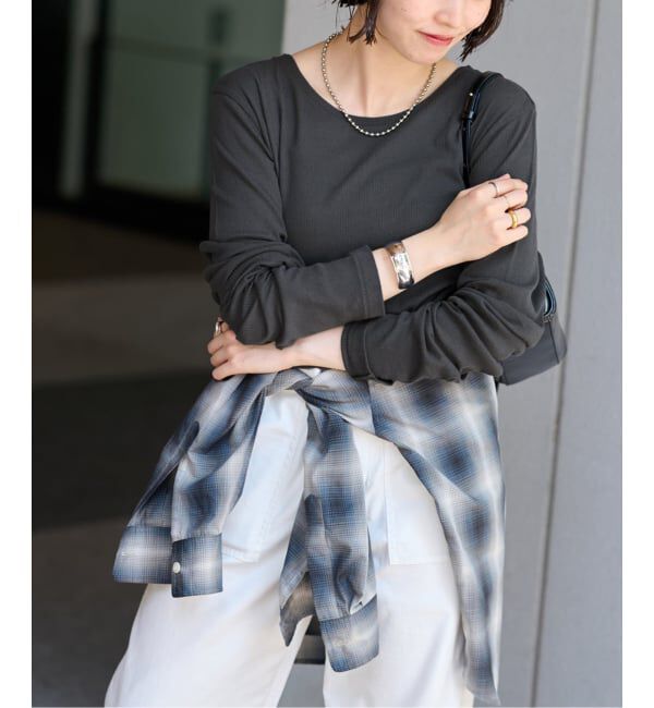 JOURNAL STANDARD relume「《追加》ツイストシアーテレコロングTEE」|Tシャツ・カットソー|