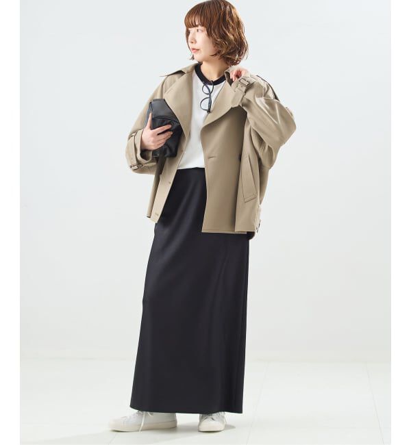 journal standard L'essage「ショートドルマントレンチコート」|トレンチコート|