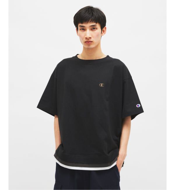 JOURNAL STANDARD「CHAMPION / チャンピオン for JOURNAL STANDARD 3 レイヤード 半袖 Tシャツ」|Tシャツ・カットソー|