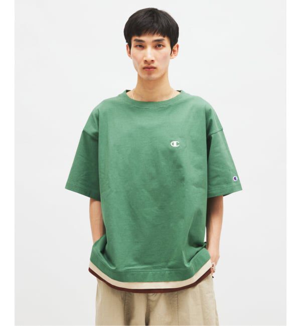 JOURNAL STANDARD「CHAMPION / チャンピオン for JOURNAL STANDARD 3 レイヤード 半袖 Tシャツ」|Tシャツ・カットソー|