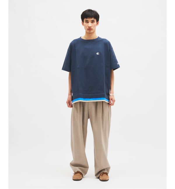 JOURNAL STANDARD「CHAMPION / チャンピオン for JOURNAL STANDARD 3 レイヤード 半袖 Tシャツ」|Tシャツ・カットソー|