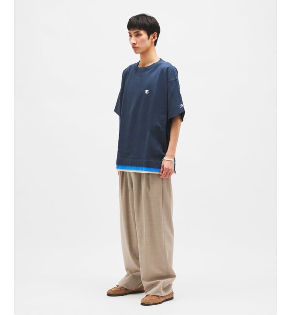 JOURNAL STANDARD「CHAMPION / チャンピオン for JOURNAL STANDARD 3 レイヤード 半袖 Tシャツ」|Tシャツ・カットソー|