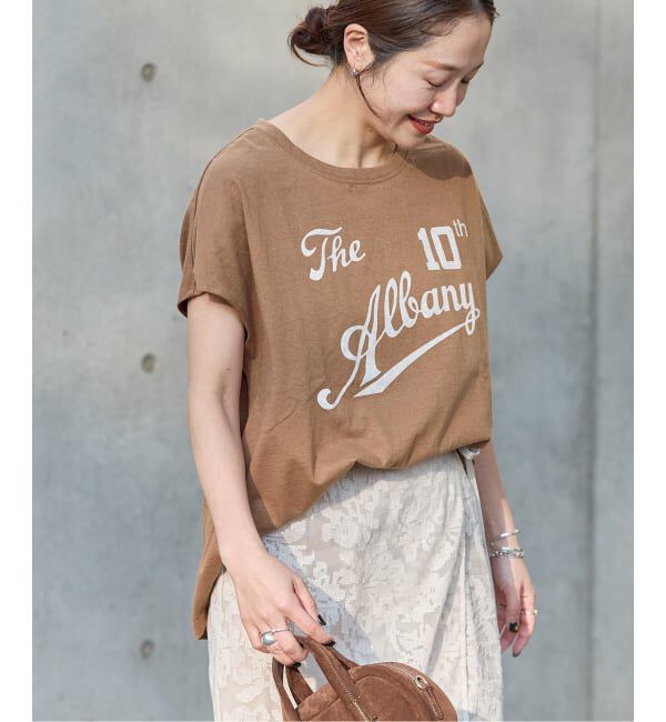 JOURNAL STANDARD「【RIDING HIGH/ライディングハイ】ラフィテンジクTEE」|Tシャツ・カットソー|ブラウン