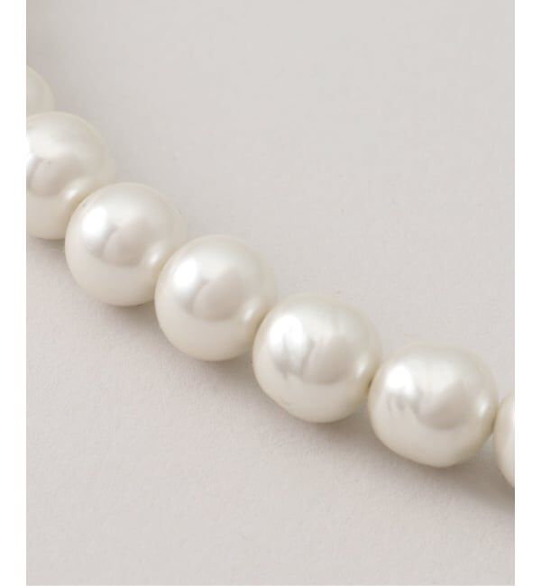 JOURNAL STANDARD relume「《WEB限定追加2》RELUME 大粒ガラスパールネックレス40cm」|ネックレス|