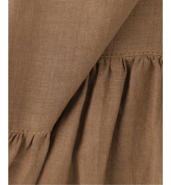 journal standard luxe「【ARMEN】LINEN PLAIN  BOAT NECK DRESS」|ワンピース|