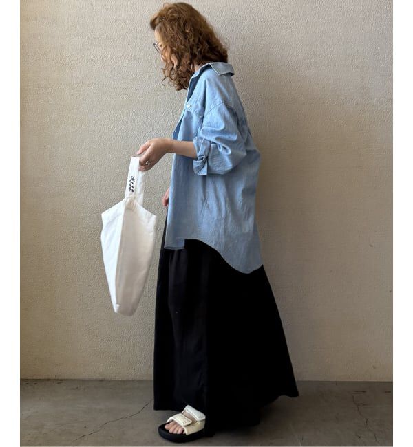 journal standard luxe「【ARMEN】LINEN PLAIN  BOAT NECK DRESS」|ワンピース|