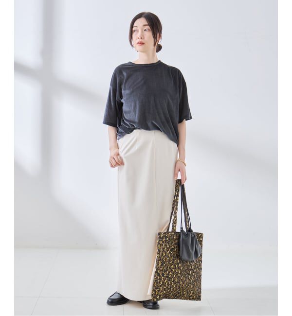 journal standard L'essage「《追加/接触冷感》クールタッチベロアTシャツ」|Tシャツ・カットソー|