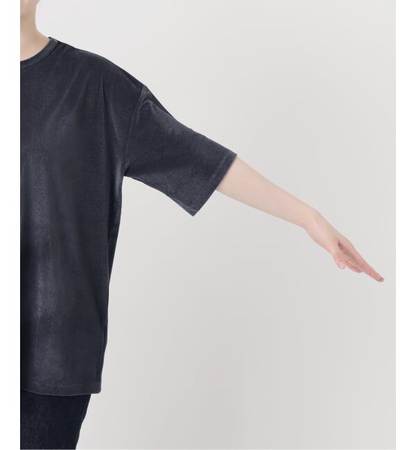 journal standard L'essage「《追加/接触冷感》クールタッチベロアTシャツ」|Tシャツ・カットソー|
