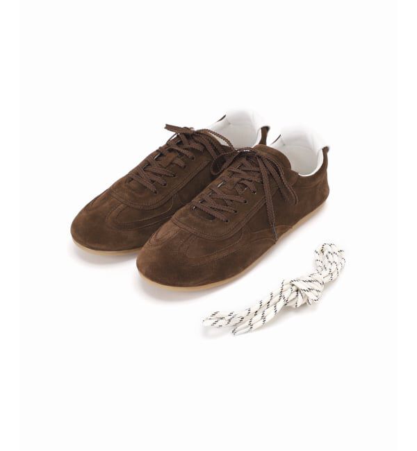journal standard L'essage「ALOHAS/アロハス Tb.24 Suede Chocolate Brown Leather スニーカー」|スニーカー|