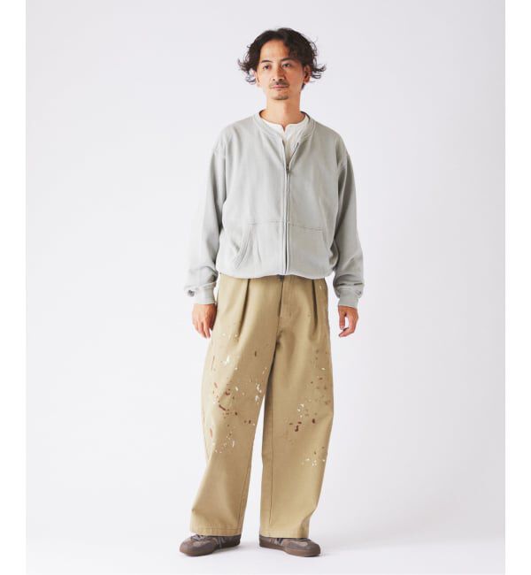 JOURNAL STANDARD relume「《予約》ラフカット ノーカラー スウェット カーディガン」|カーディガン|