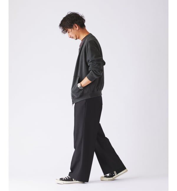 JOURNAL STANDARD relume「《予約》ラフカット ノーカラー スウェット カーディガン」|カーディガン|