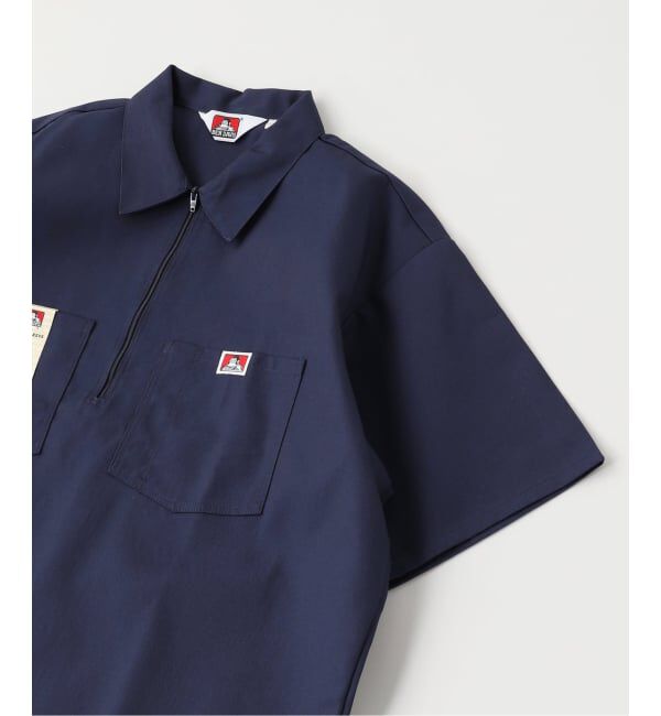 JOURNAL STANDARD「BEN DAVIS / ベンデイビス SS ST 1/2 Zip Shirt」|シャツ・ブラウス|