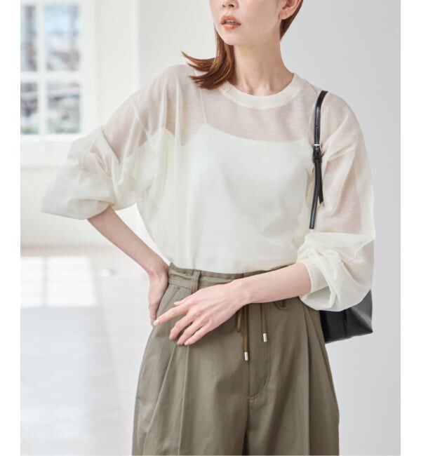 U by SPICK&SPAN「シアールーズニットプルオーバー」|ニット・セーター|