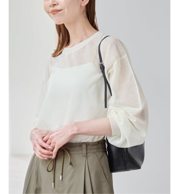 U by SPICK&SPAN「シアールーズニットプルオーバー」|ニット・セーター|