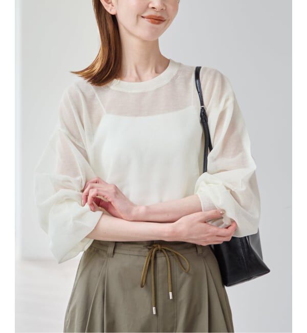 U by SPICK&SPAN「シアールーズニットプルオーバー」|ニット・セーター|