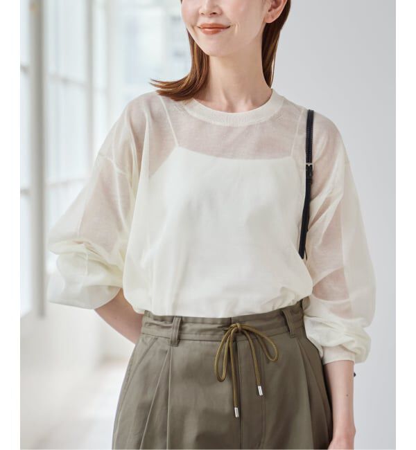 U by SPICK&SPAN「シアールーズニットプルオーバー」|ニット・セーター|