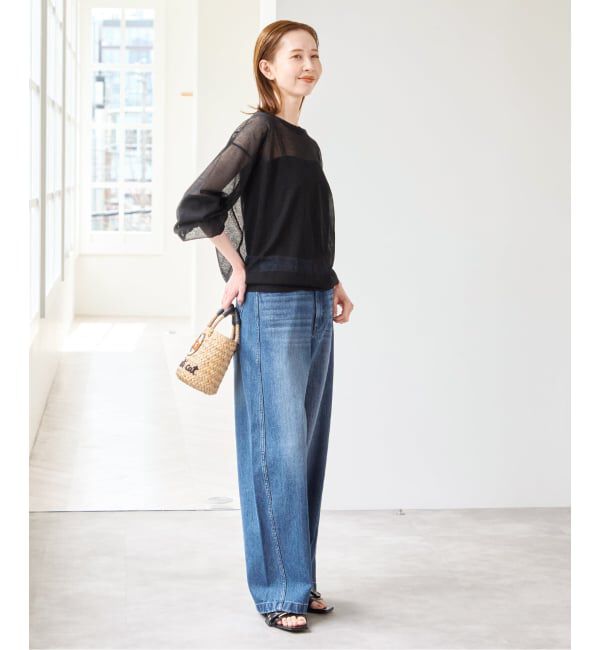 U by SPICK&SPAN「シアールーズニットプルオーバー」|ニット・セーター|