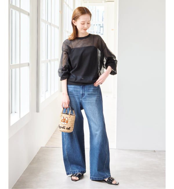 U by SPICK&SPAN「シアールーズニットプルオーバー」|ニット・セーター|