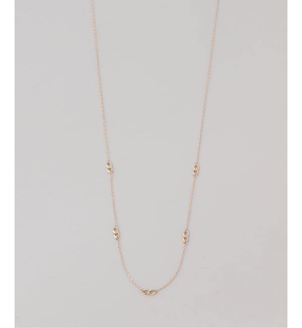 Lilas by Spick&Span「スタッドキヘイチェーンネックレス K10」|ネックレス|