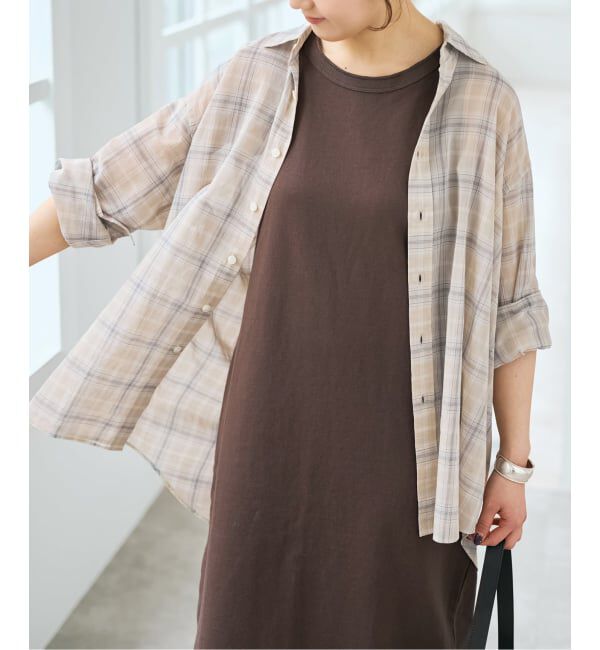 Spick and Span「コットンボイルチェックシャツ」|シャツ・ブラウス|