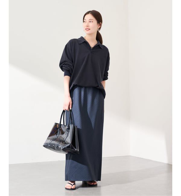 FRAMeWORK「LOEFF/ロエフ LI/CO PIQUE PL LS」|Tシャツ・カットソー|