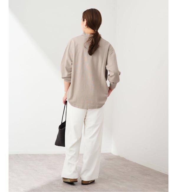 FRAMeWORK「LOEFF/ロエフ LI/CO PIQUE PL LS」|Tシャツ・カットソー|