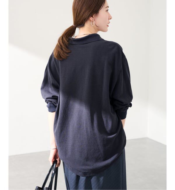 FRAMeWORK「LOEFF/ロエフ LI/CO PIQUE PL LS」|Tシャツ・カットソー|