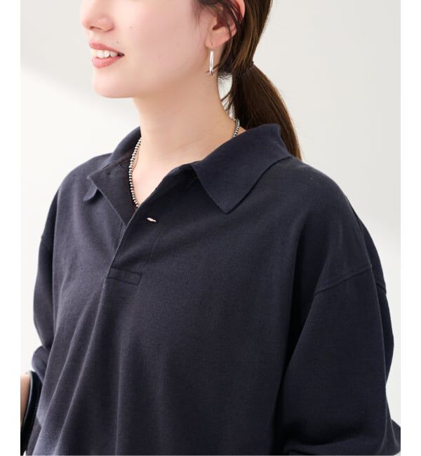 FRAMeWORK「LOEFF/ロエフ LI/CO PIQUE PL LS」|Tシャツ・カットソー|
