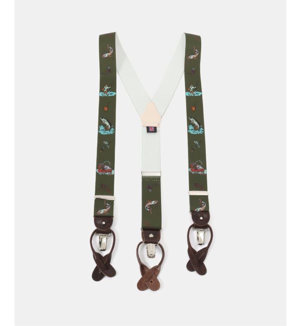 FRAMeWORK「ALBERT THURSTON/アルバートサーストン TWO IN ONE35MM ELASTIC」|その他|グリーン